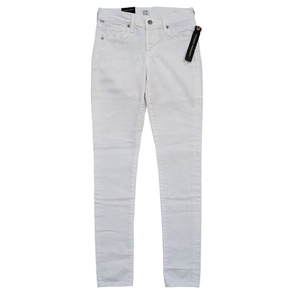 Citizens of Humanity Santorini White Avedon Ultra Skinny Low Rise Jean Sz 25 NWT - Picture 2 of 9